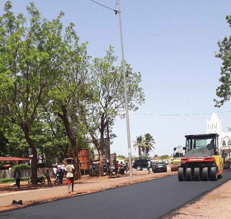 Chantier routier contrôlé par Challenge I.C